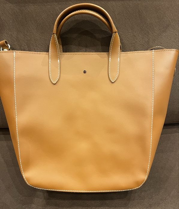 Torba Batycki z bursztynem damska skórzana