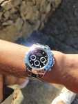 Rolex daytona aço inox automático todo funcional. alta qualidade.
