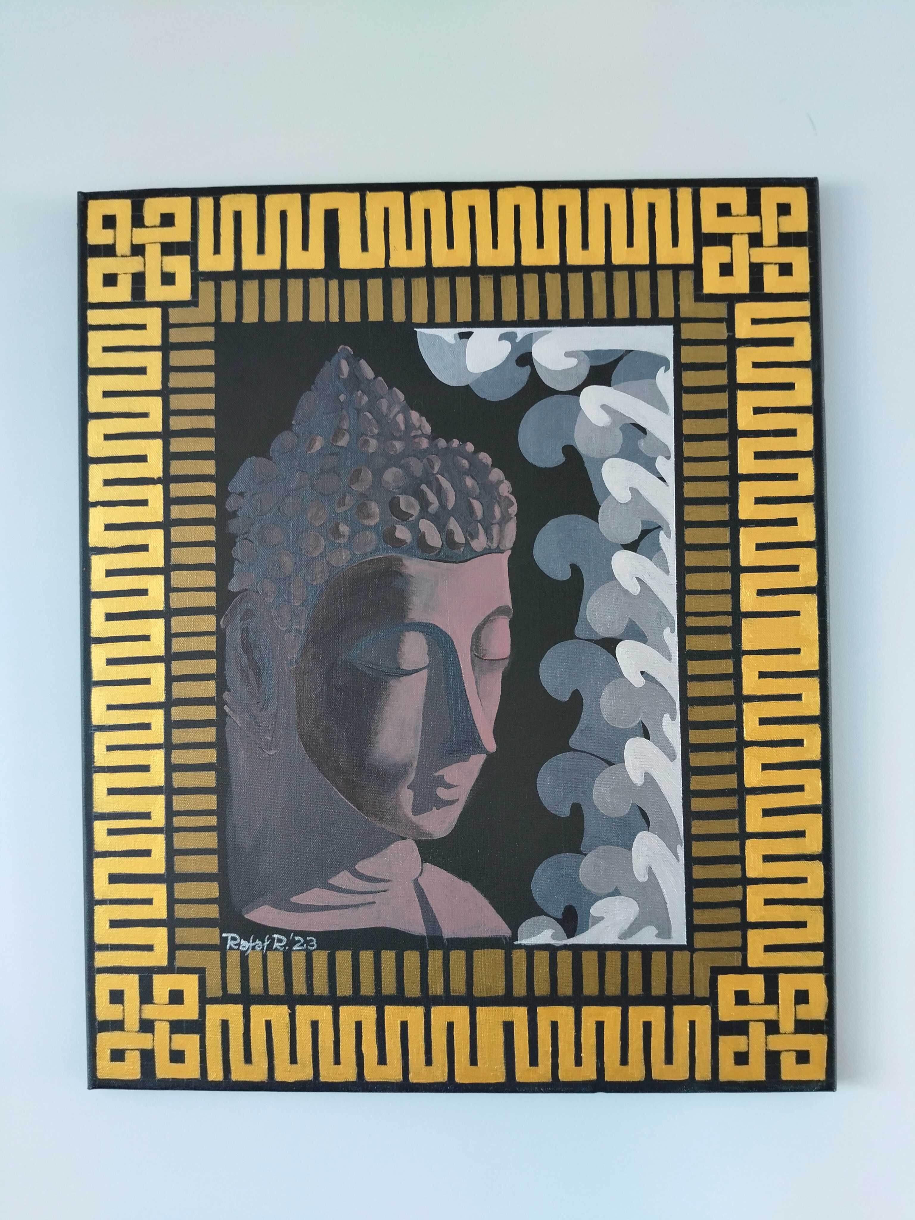 "Czilonautka" Akryl 61x50cm
