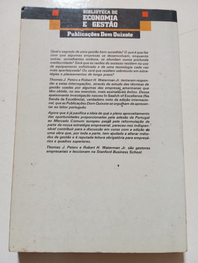 Na senda da excelência