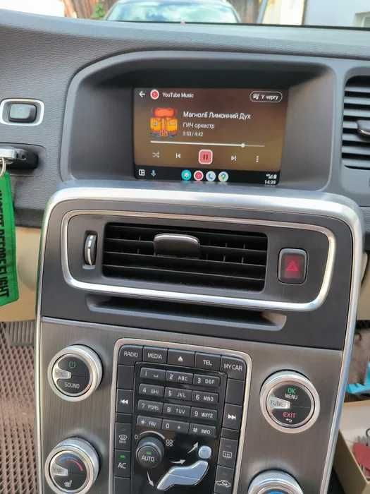 Carplay Android Auto для Volvo V40 V60 S60 XC60 2012-2022