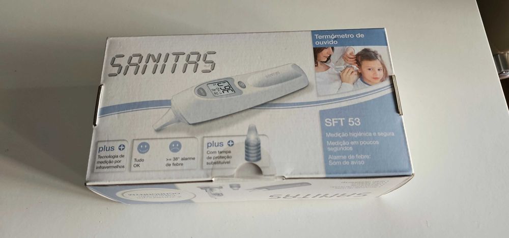 Termómetro Digital de Ouvido Sanitas Novo