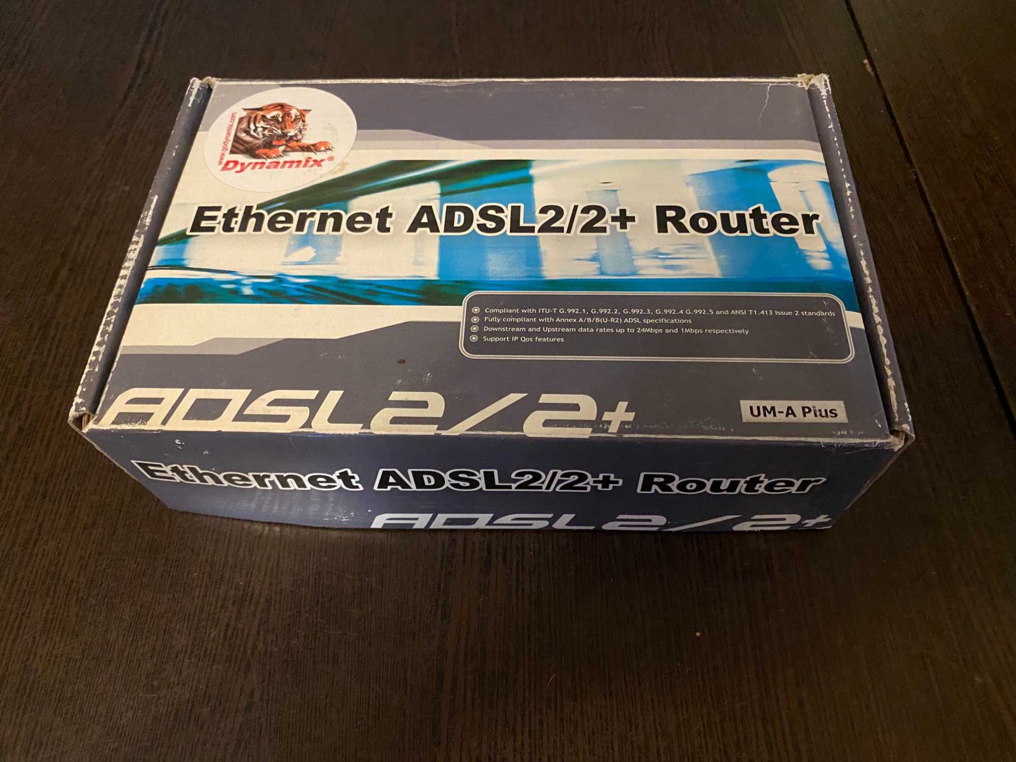 Модем-маршрутизатор  Dynamix UM-A+ Ethernet ADSL2/2+ Router [new]
