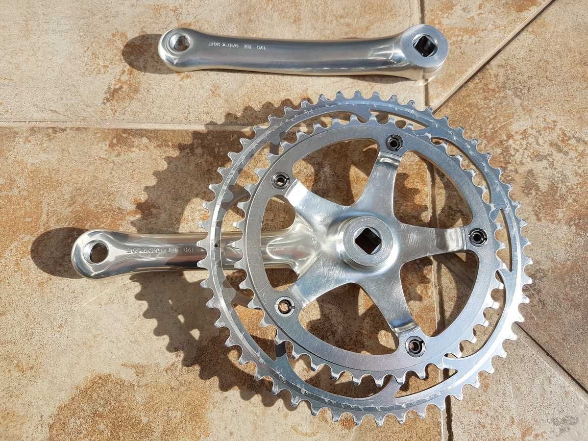 korba Campagnolo CHORUS, C Record era, 41,52T, 170mm, retro, vintage