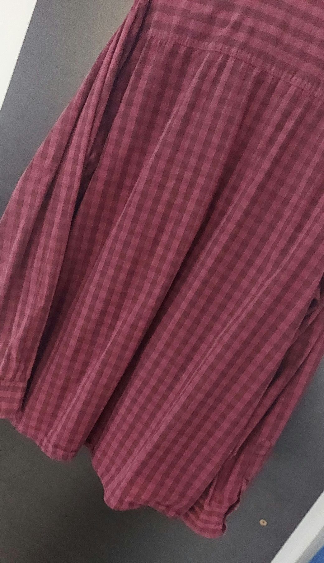 Koszula czerwona in extenso regular fit klasyczna XL 100% bawełna