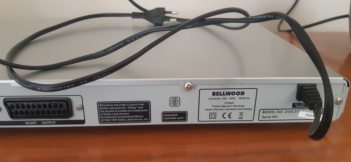 Odtwarzacz DVD Bellwood HDMI USB