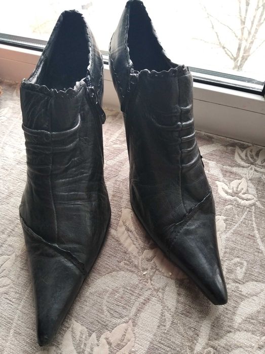 туфли кожаные весенние