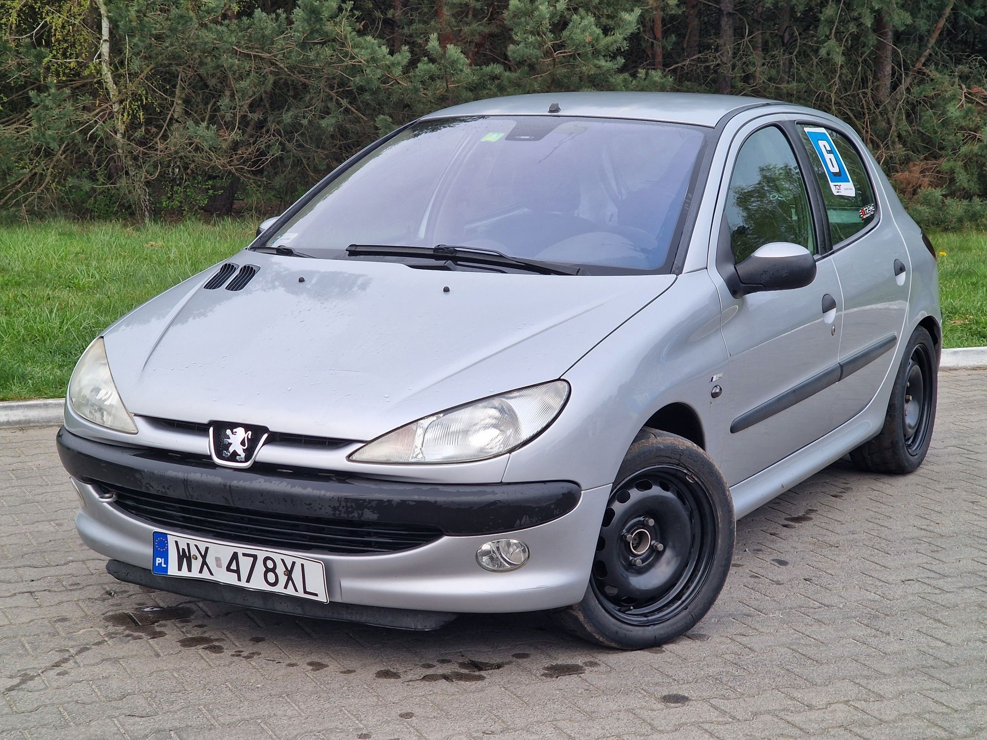 Peugeot 206 1.6 108KM KJS Time Attack Kubełek Bimarco Simota Gwint