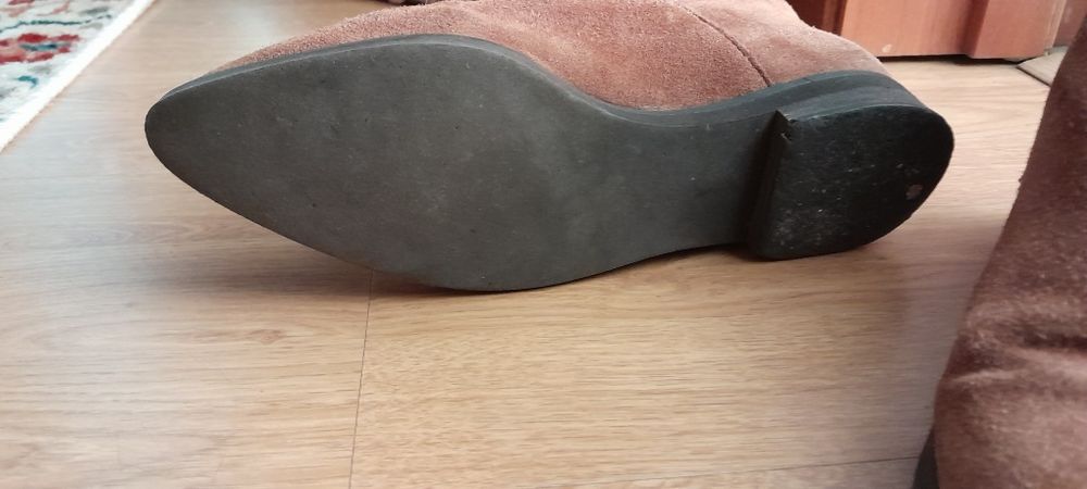 Botins camurça castanho