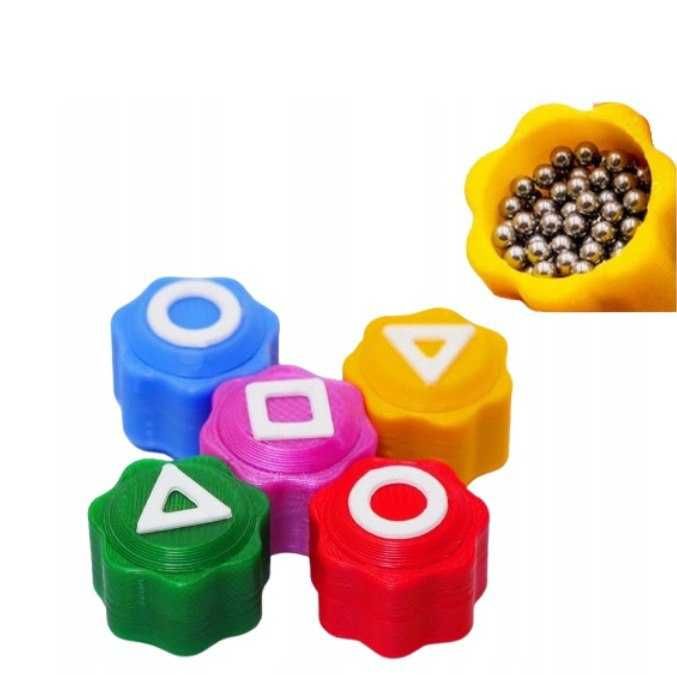 Kości Gonggi Squid Game: gra kostki Gongi Conggi Kongi, 5 szt.
