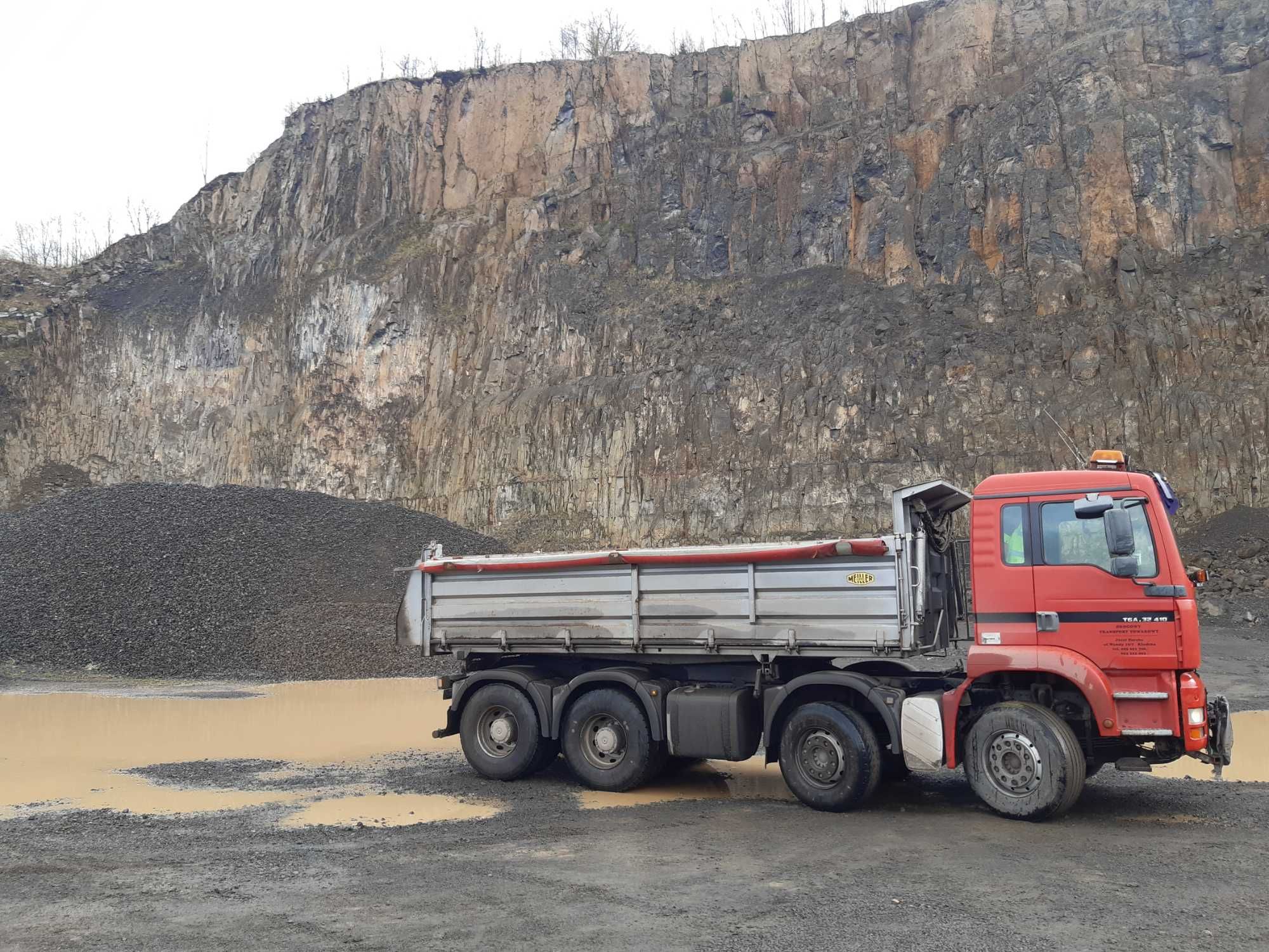 Usługi Transportowe Wywrotką 8x4