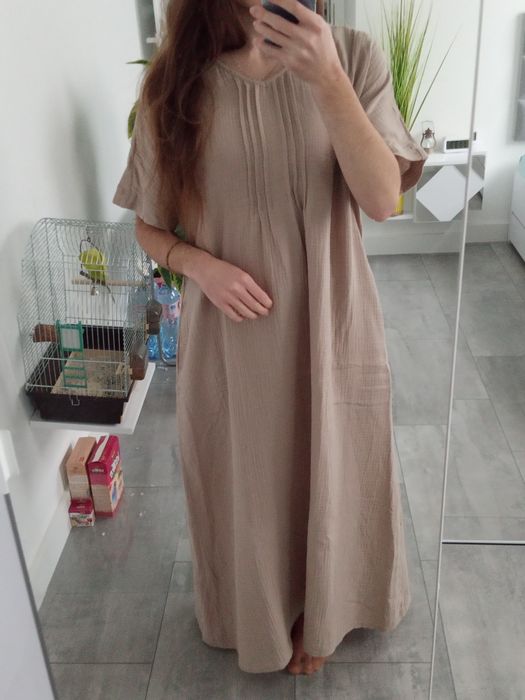 Długa luźna sukienka