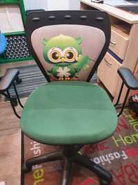 Dziecięce krzesło fotel biurowy obrotowy sowa