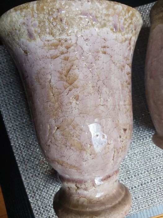 Przepiękny  wazon i doniczka - komplet