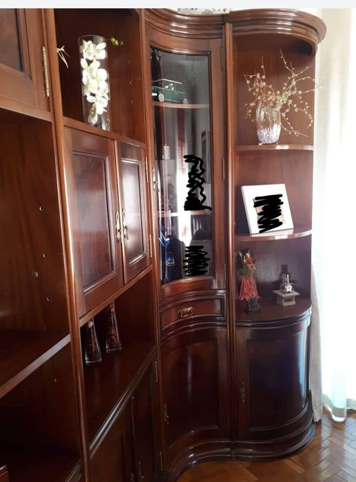 Mobília de sala - madeira maciça