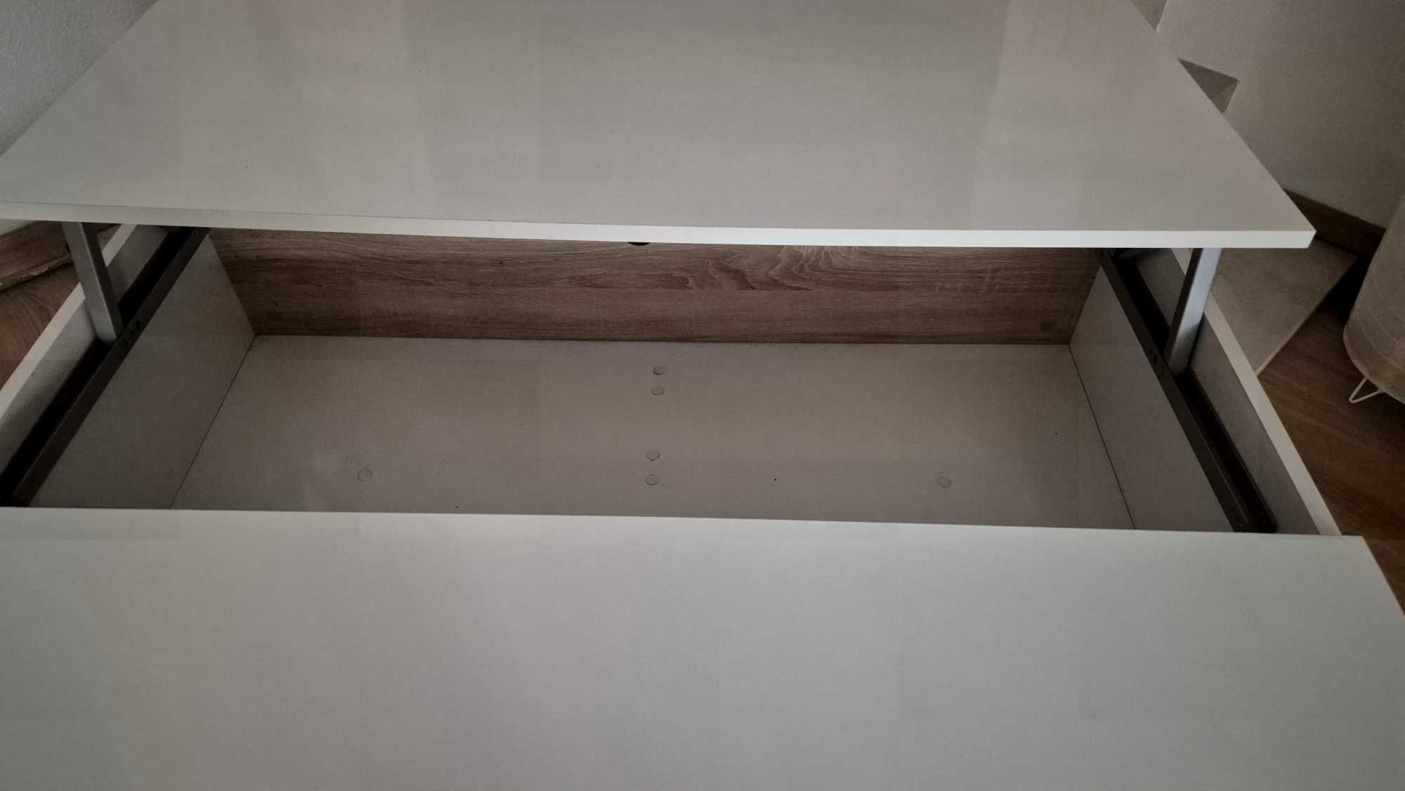 Mesa de centro de tampo elevatório