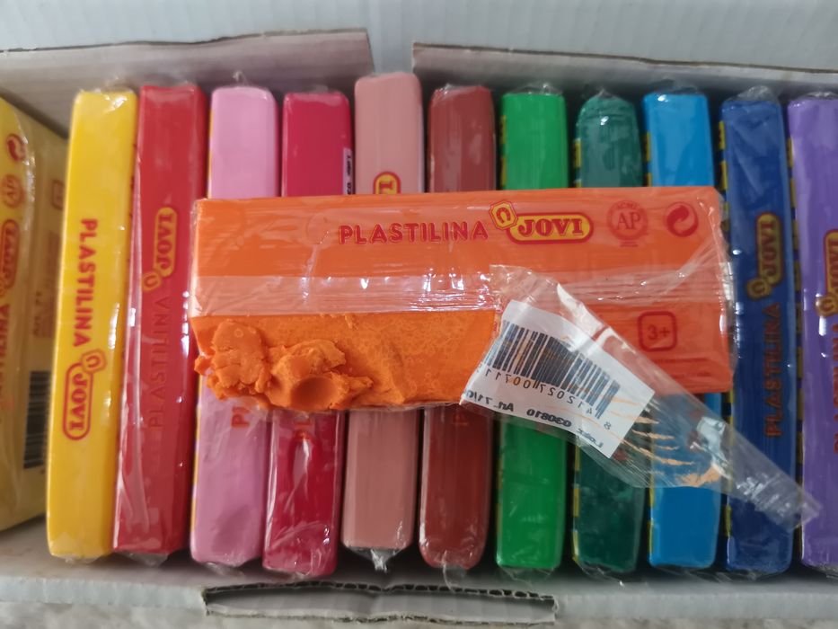 Plasticina conjunto várias cores