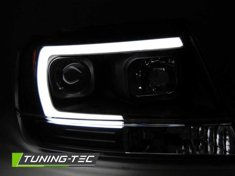 Lampy przednie przód JEEP GRAND CHEROKEE WJ r.99-05 LED BAR NEON NOWE