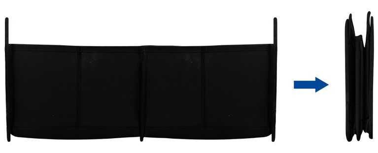 Duży składany organizer do bagażnika auta oxford torba kufer samochod