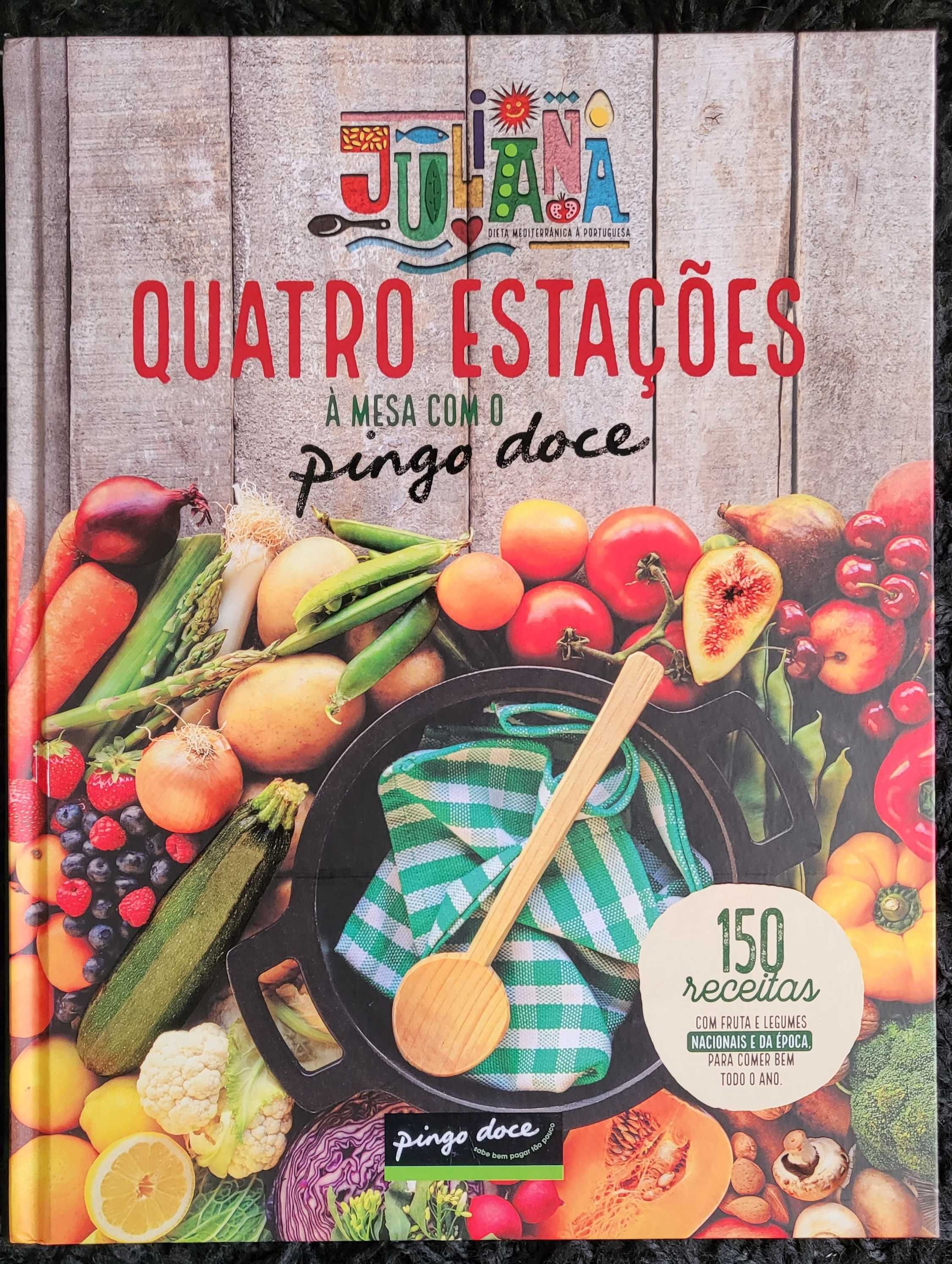 Livro Quatro Estações à Mesa com o Pingo Doce novo