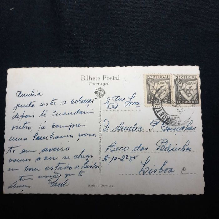 Postal ilustrado de Viseu