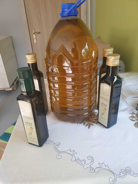 Olej rzepakowy naturalny, zimnotłoczony