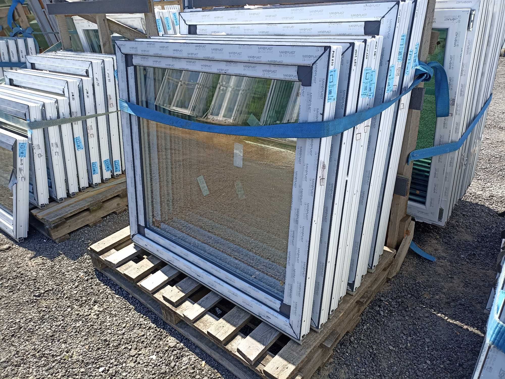 okno pcv 100/110 antracyt