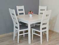 Stół rozkładany IKEA + 4 solidne drewniane krzesła - możliwa dostawa!