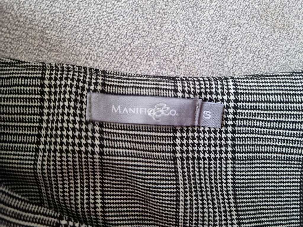 Spódnica mini szara w kratkę Mannfiq &Co