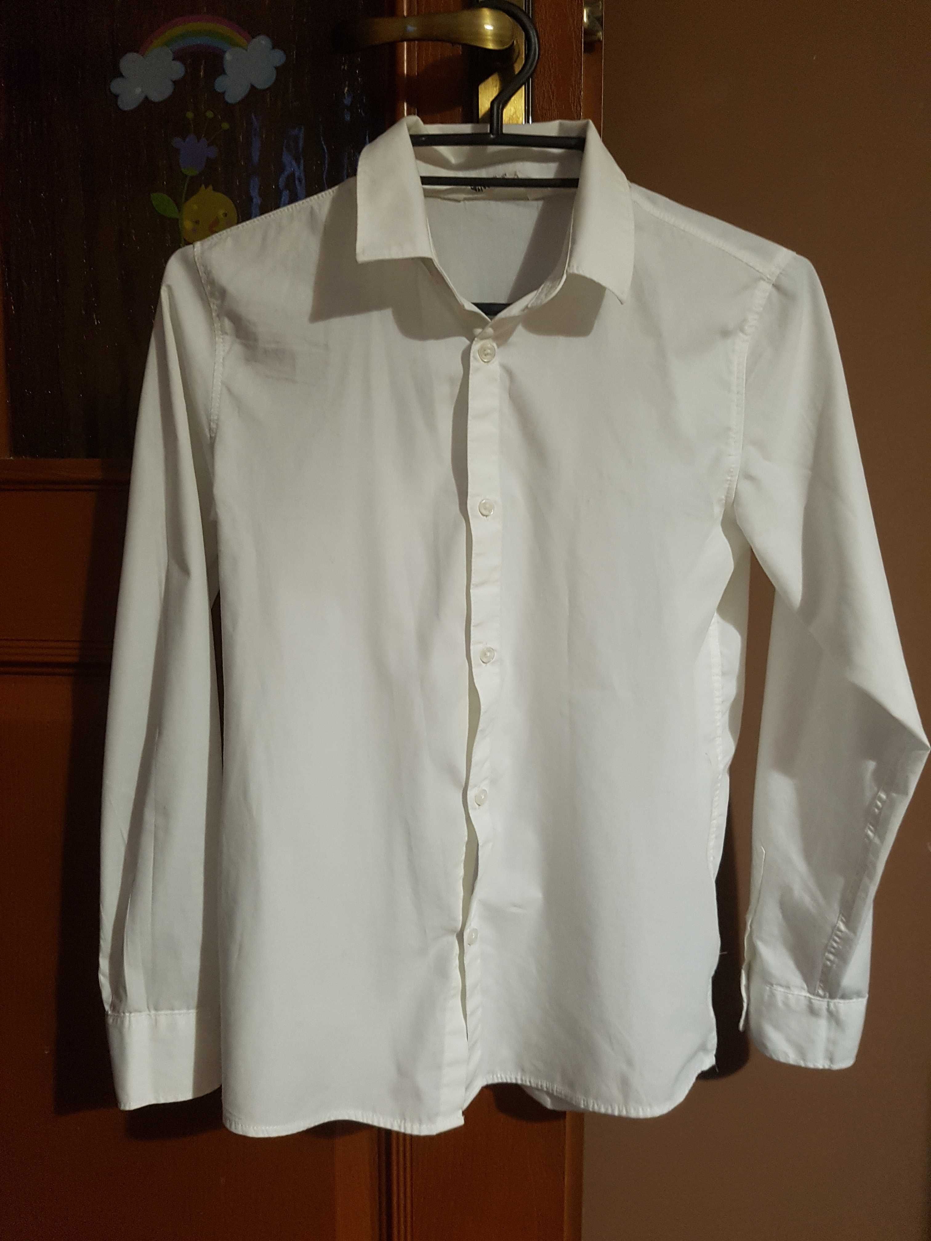 Biała koszula H&M r.152