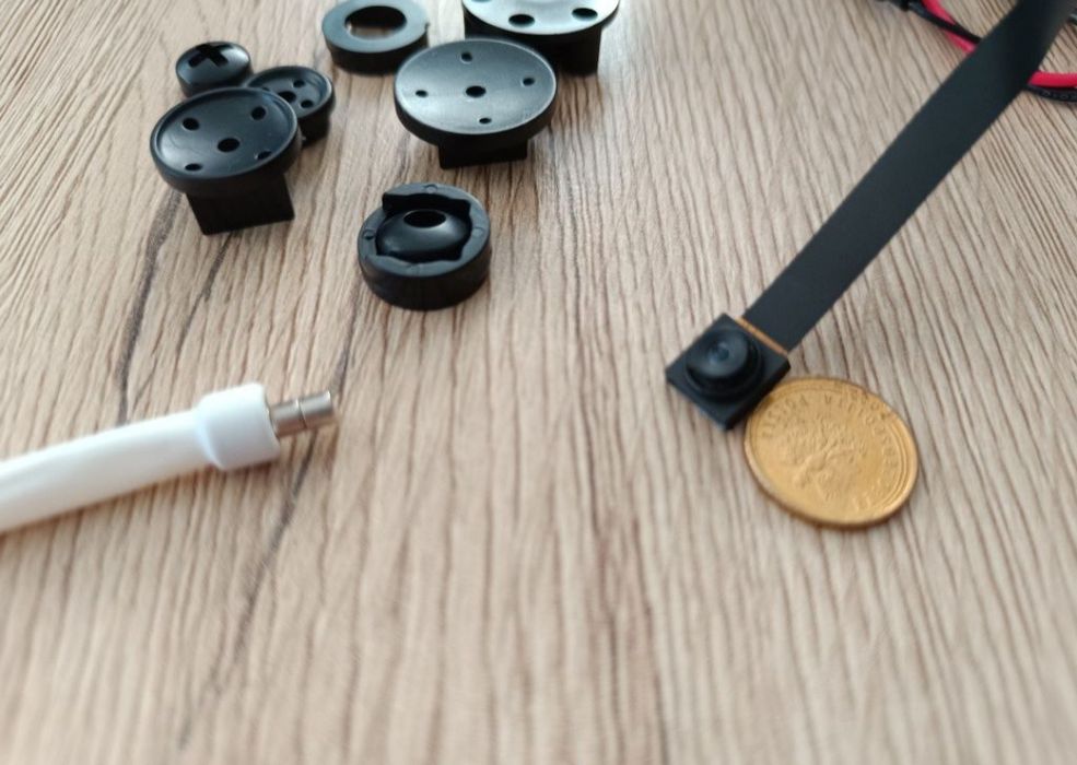 Zestaw egzamin test mini kamera mini słuchawka 2mm