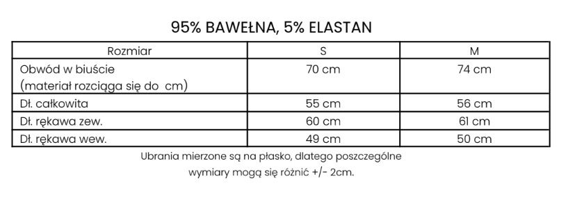 Bluzka damska Olavoga Bound S M biała czarna