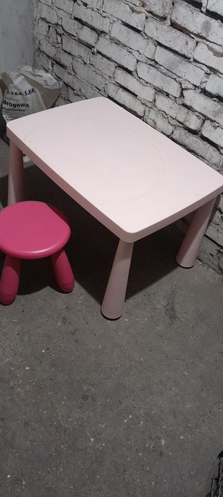 Stolik dziecięcy i krzesełko ikea