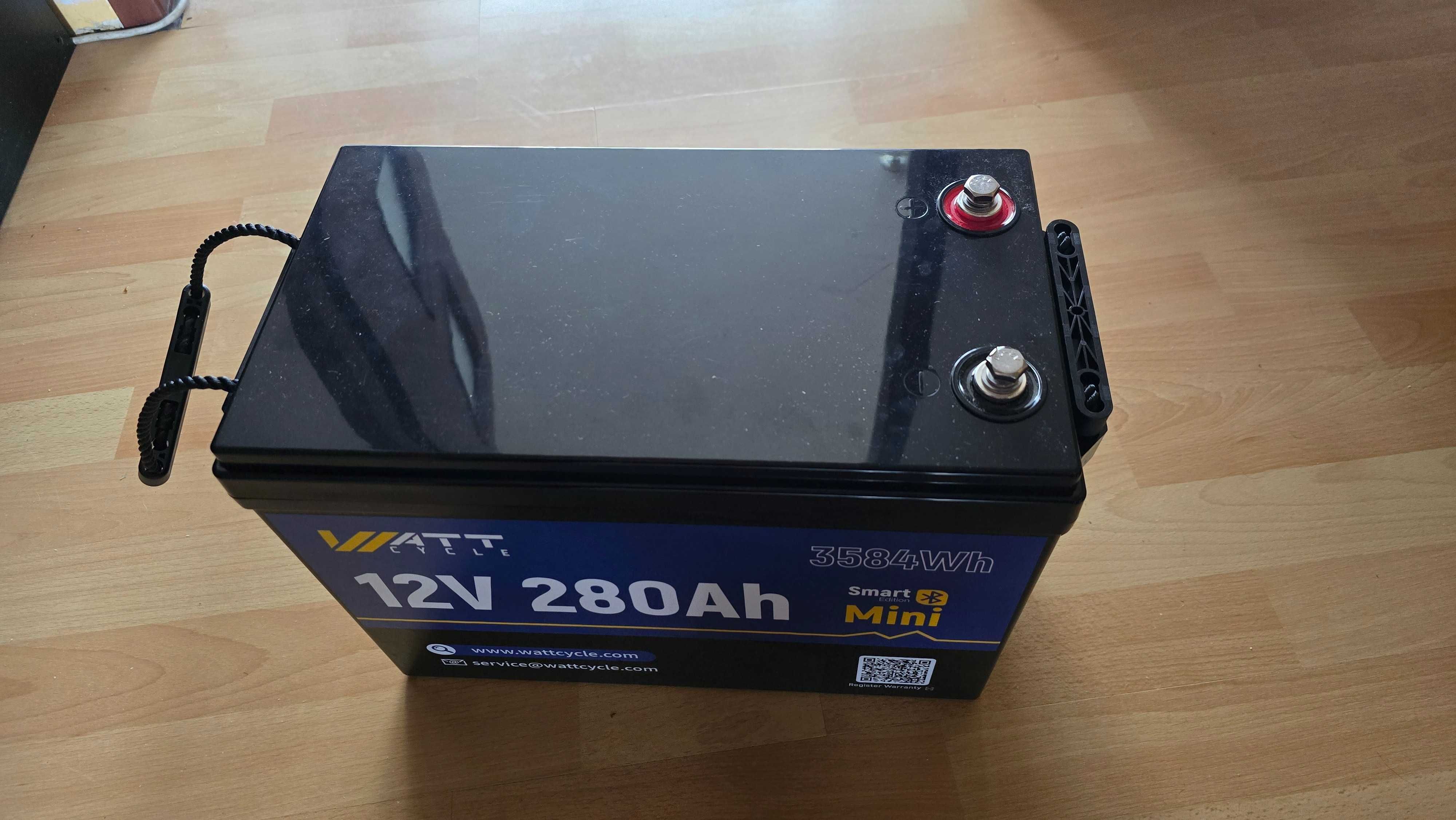 Akumulator LifePo4 12V 280AH Mini Smart BT Watt Cycle