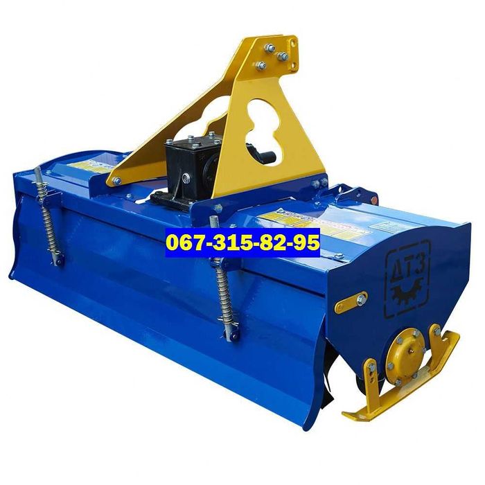 Навісна Фреза Грунтофреза Почвофреза ДТЗ 1.5 метра - З ЛИЖАМИ