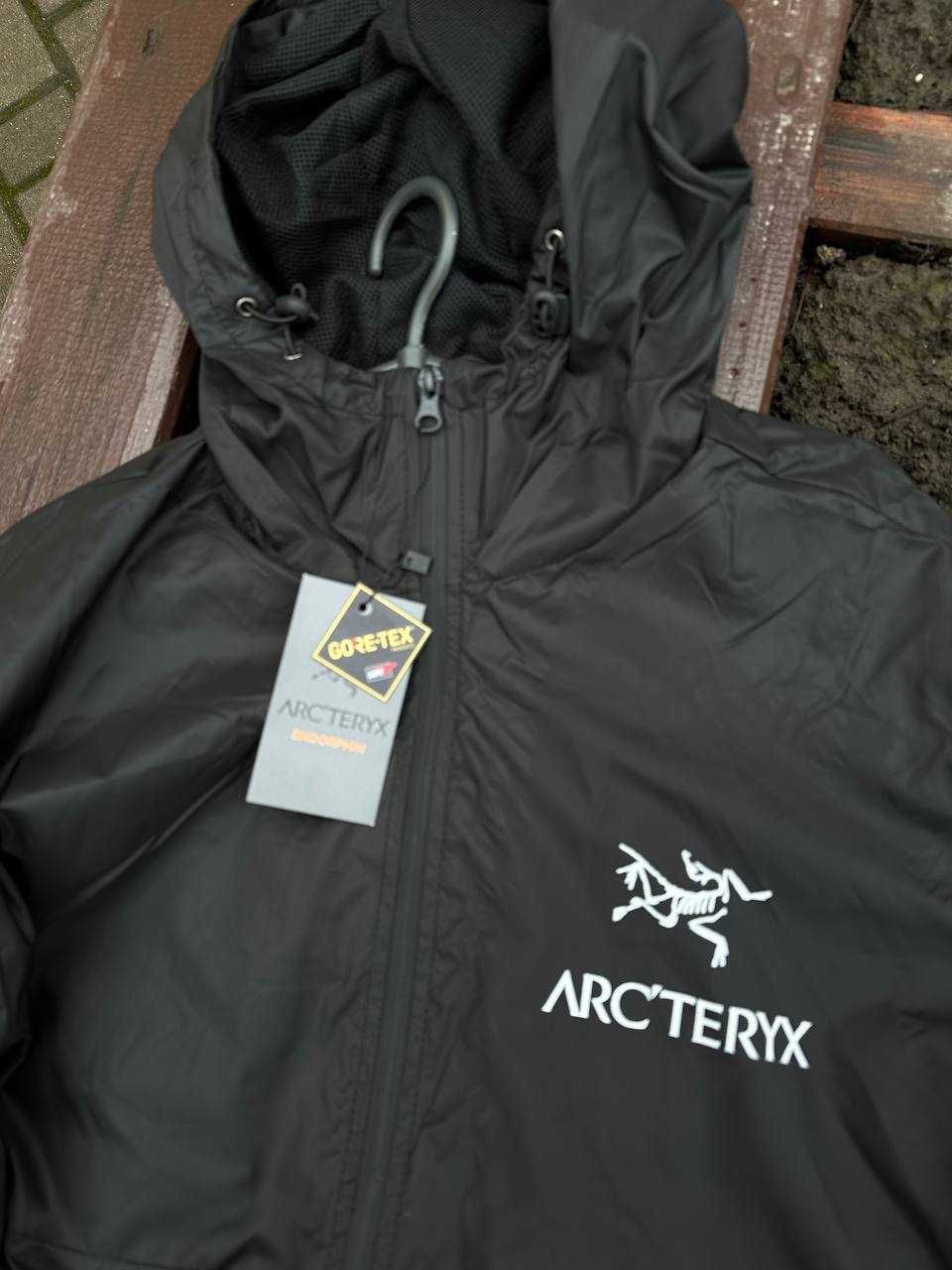 XS S M L XL // Arcteryx Ветровка мужская черная GoreTex