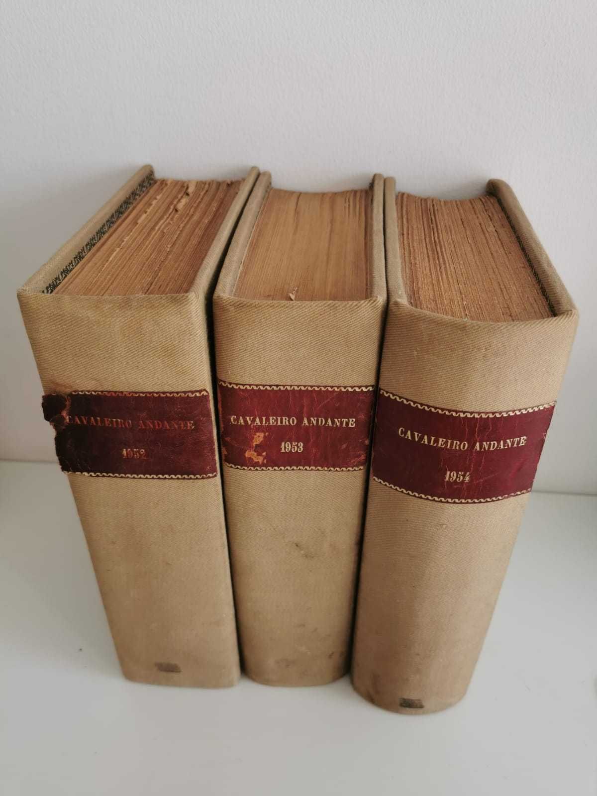 Cavaleiro Andante - Revistas - 3 volumes - 1952 a 1954