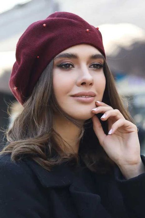 Элегантный женский осенний стильный берет. Разные цвета!!!