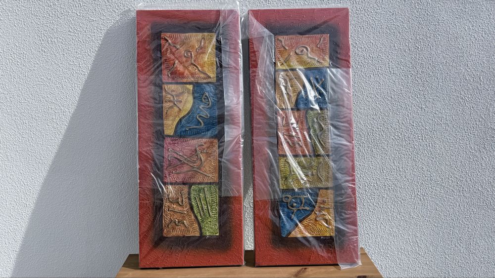 Arre Dominicana - conj 2 quadros