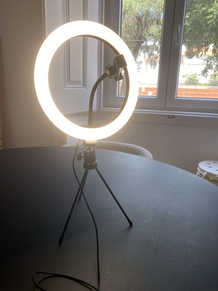 Ring Light de mesa