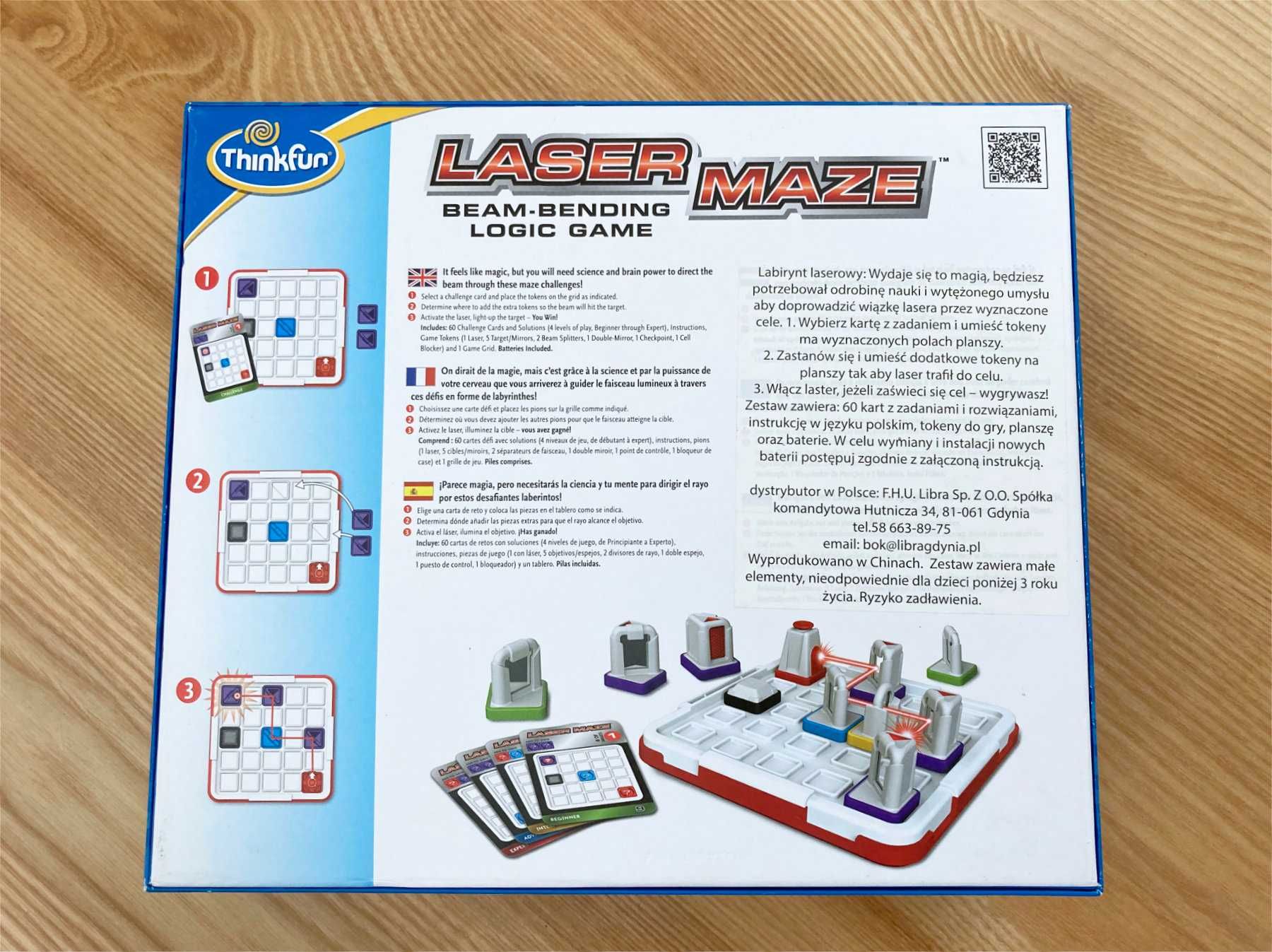 Laser Maze - gra logiczna (Ravensburger, seria ThinkFun)
