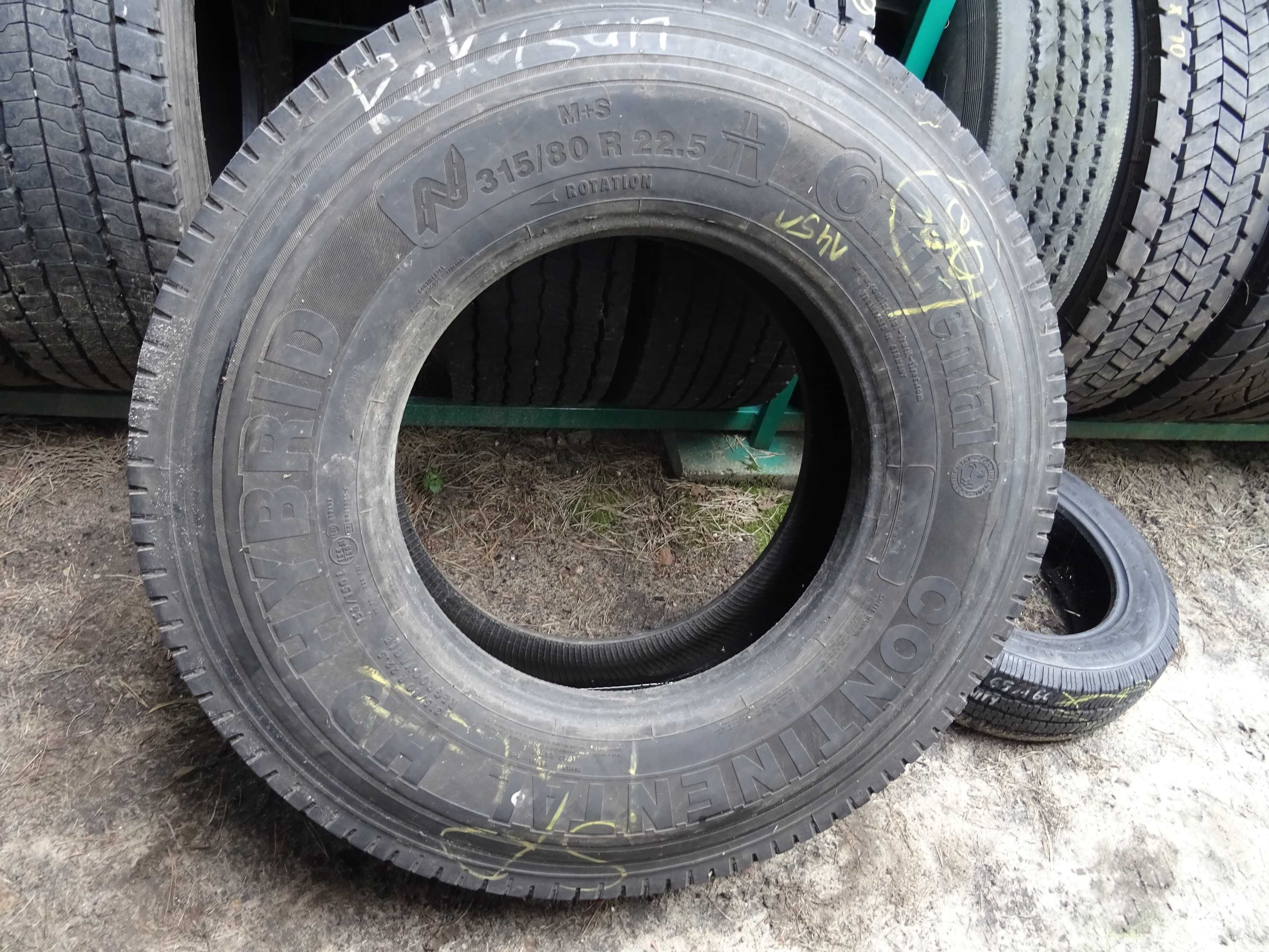 Opona 315/80R22.5 Continental HD Hybrid  (750 netto)