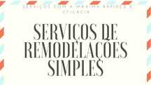Serviços de remodelação simples e eletricidade