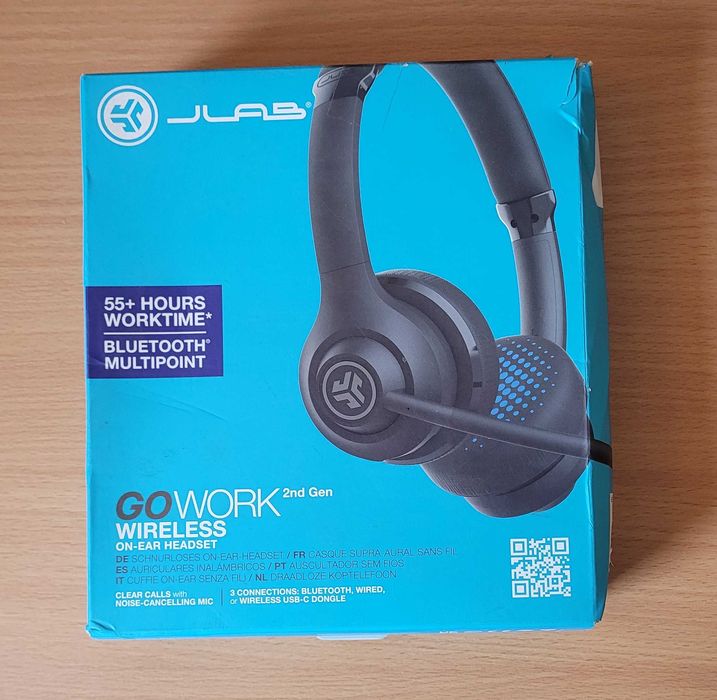 JLab Go Work bezprzewodowe słuchawki z mikrofonem 2. generacji  55 + H