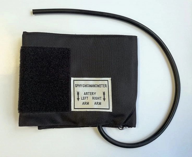 Mankiet do ciśnieniomierza dla dorosłych z klamrą (PCV) (1-wężykowy)