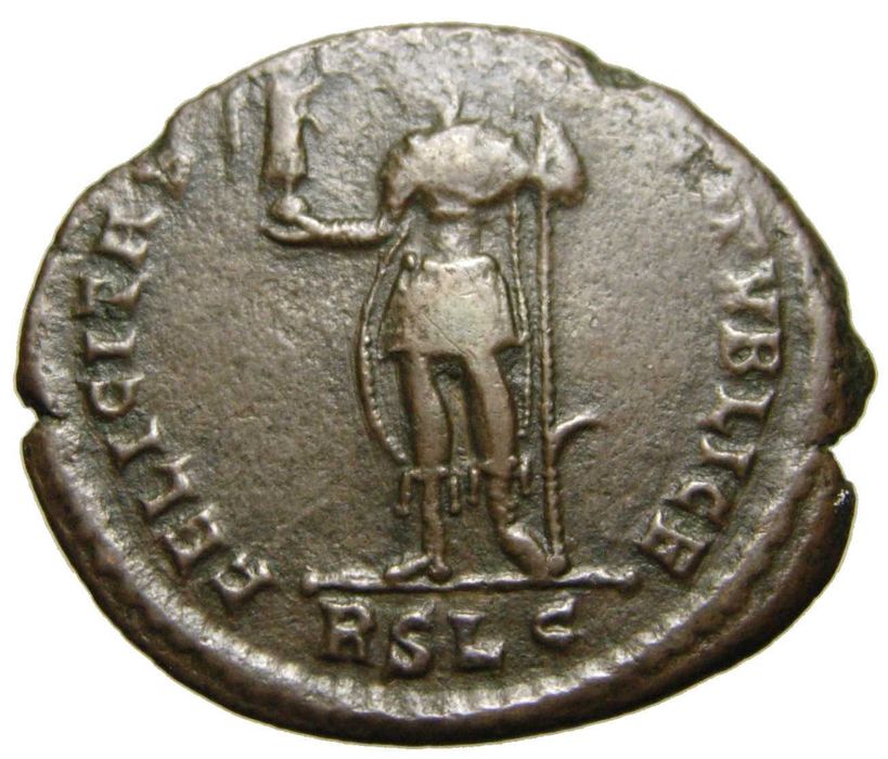 Moeda Romana - Maiorina de Magnêncio (350-353 dC.)