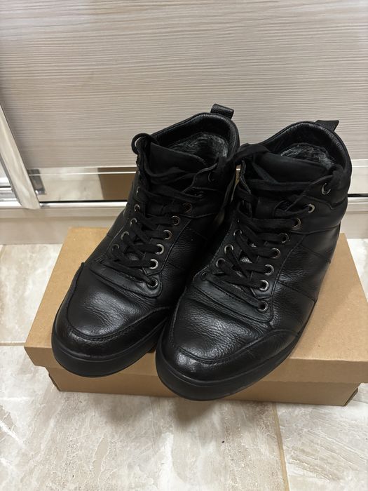 Черевикі чоловічі, зимові, шкіряні, 42 розмір