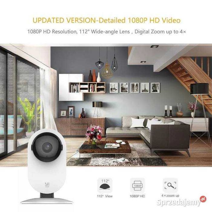 2x Kamerka Kamera Monitoring Niania Elektroniczna Telefon WiFi IP