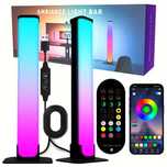 Фонове освітлення блогера. Дві настільні лампи USB RGB Bluetooth