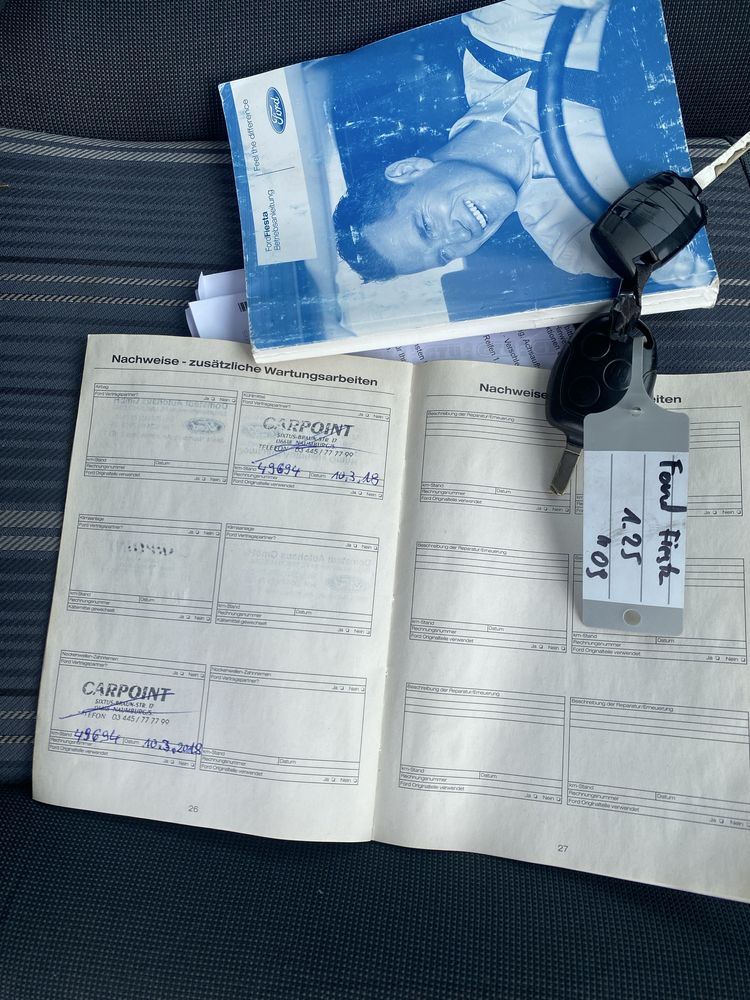 Ford fiesta 1,25 benzyna ładna sprowadzona